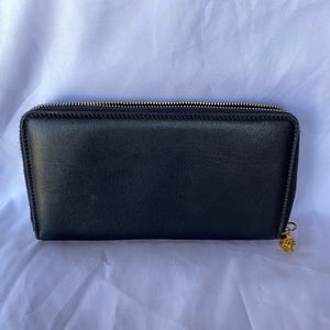 Alexander McQueen Leather Continental Wallet